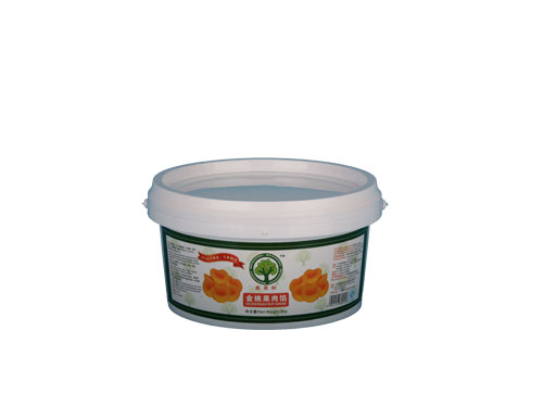 Golden peach fruit meat